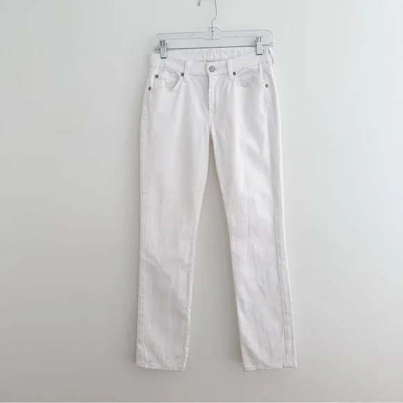 7 For All Mankind White Jeans - Picture 9 of 9
